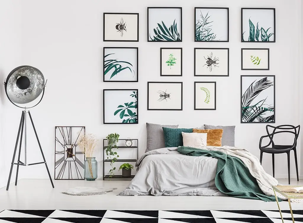wall art ideas for bedroom