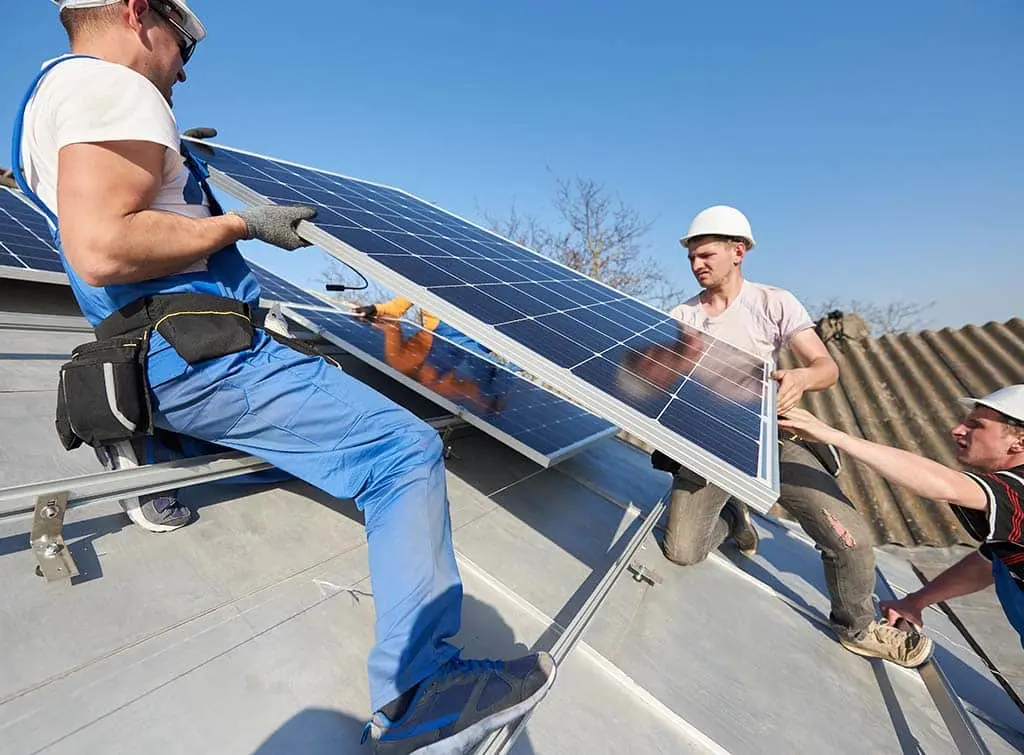 solar panel business name ideas - lifting panels