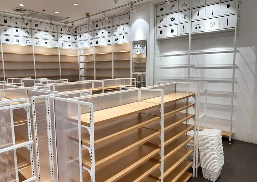 Shop racking after fitting
