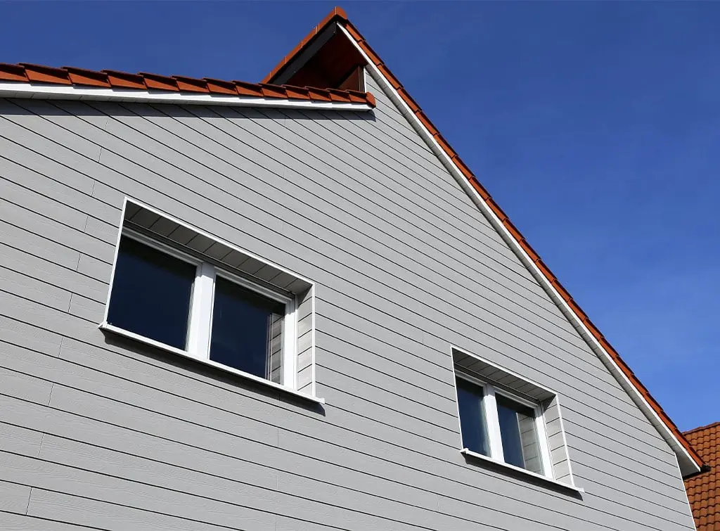uPVC cladding on the exterior of a house