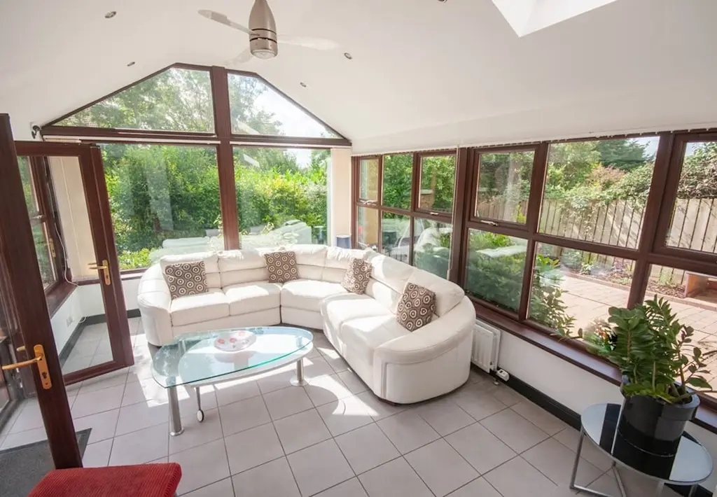 Comfortable conservatory extension