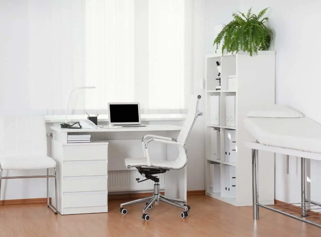 Top of the stairs office box room design