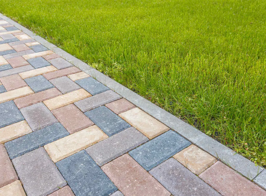 Paved driveway
