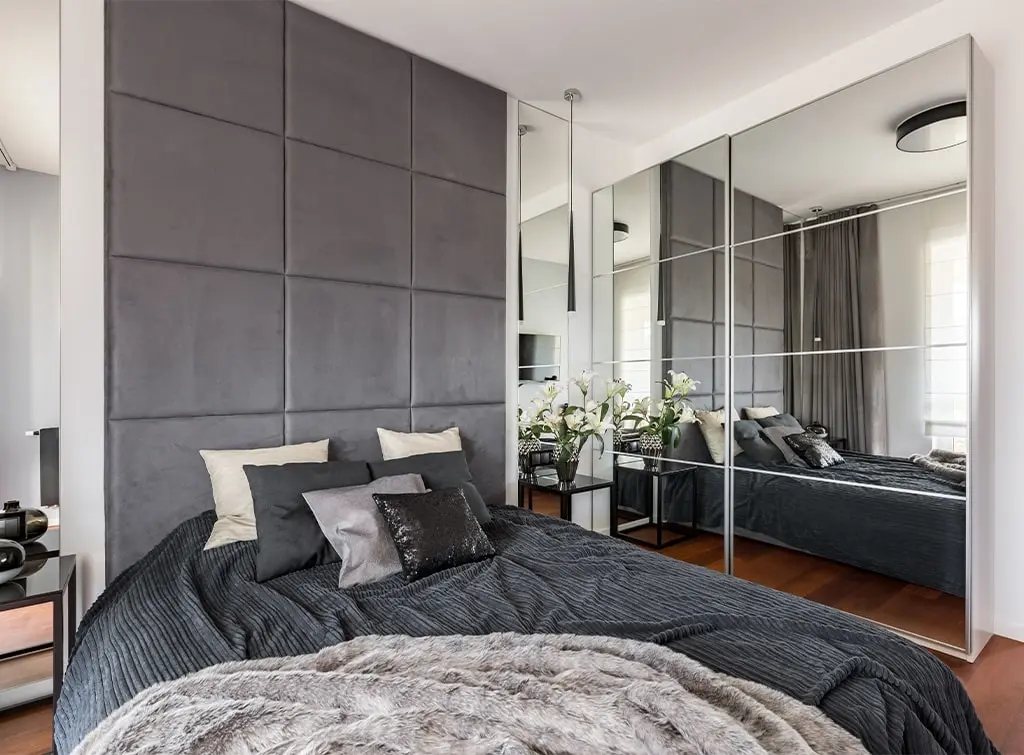 Large-mirrored-built-in wardrobe