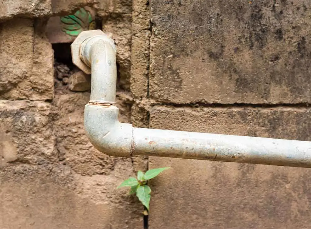 Toilet filled up with water due to water supply