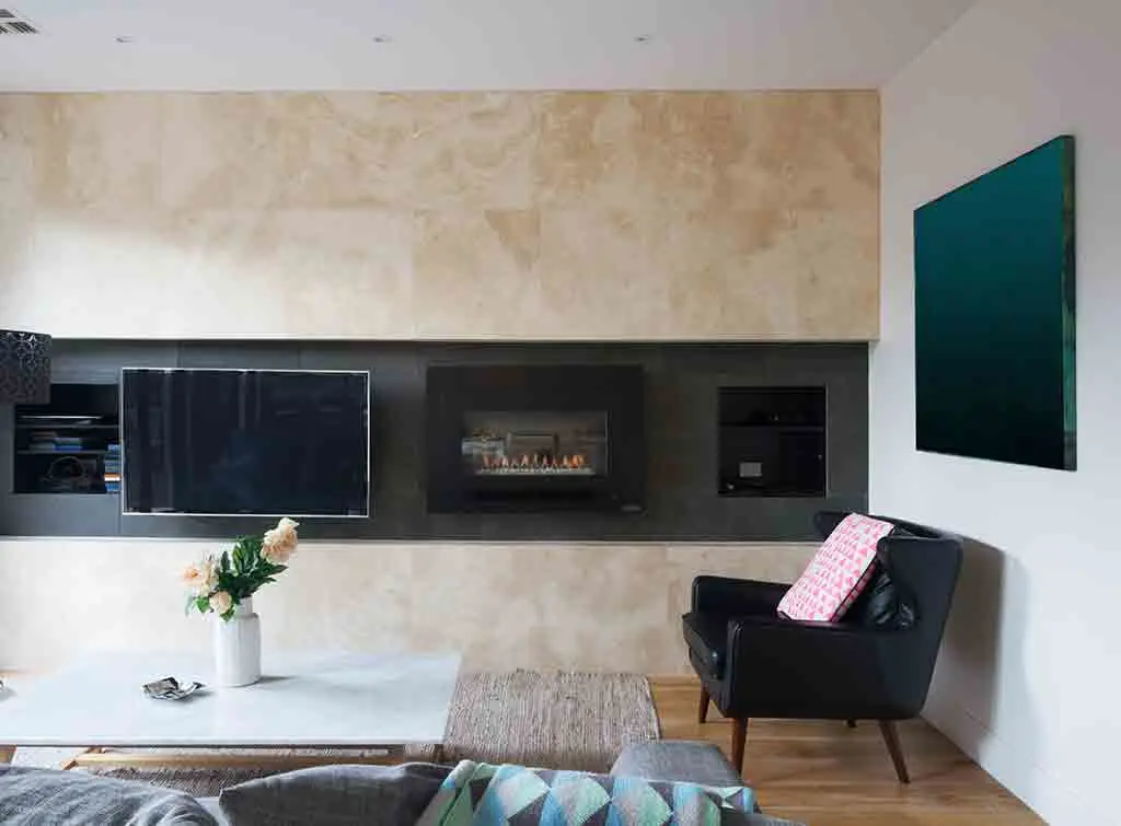 Mounting a TV in a small space