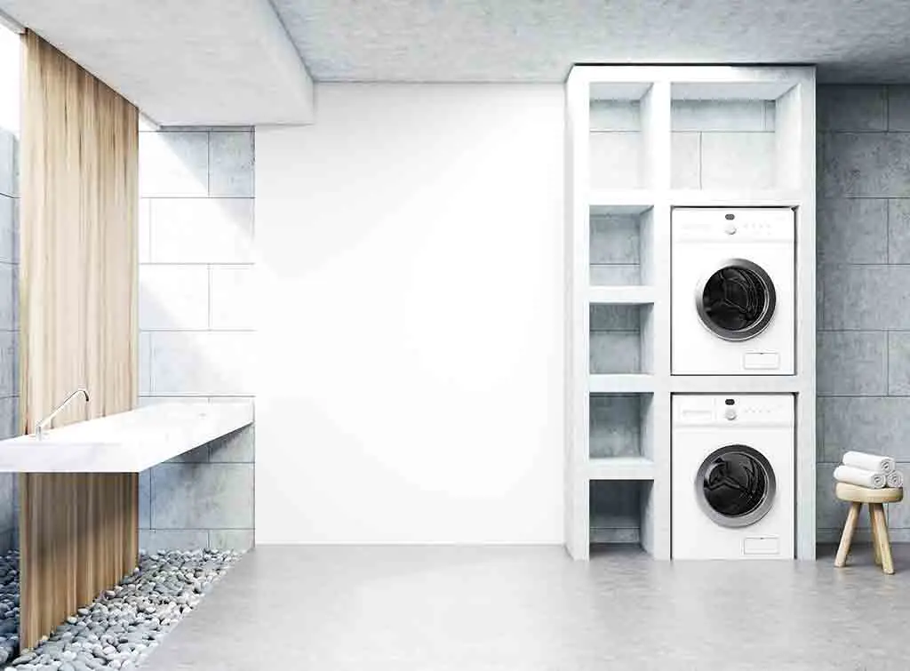 Converted garage with utility room