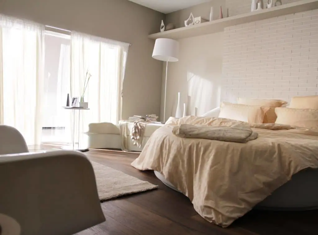 AI-generated bedroom shelving concept