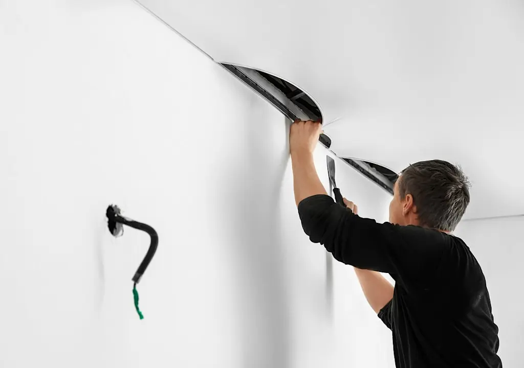 Stretching ceiling