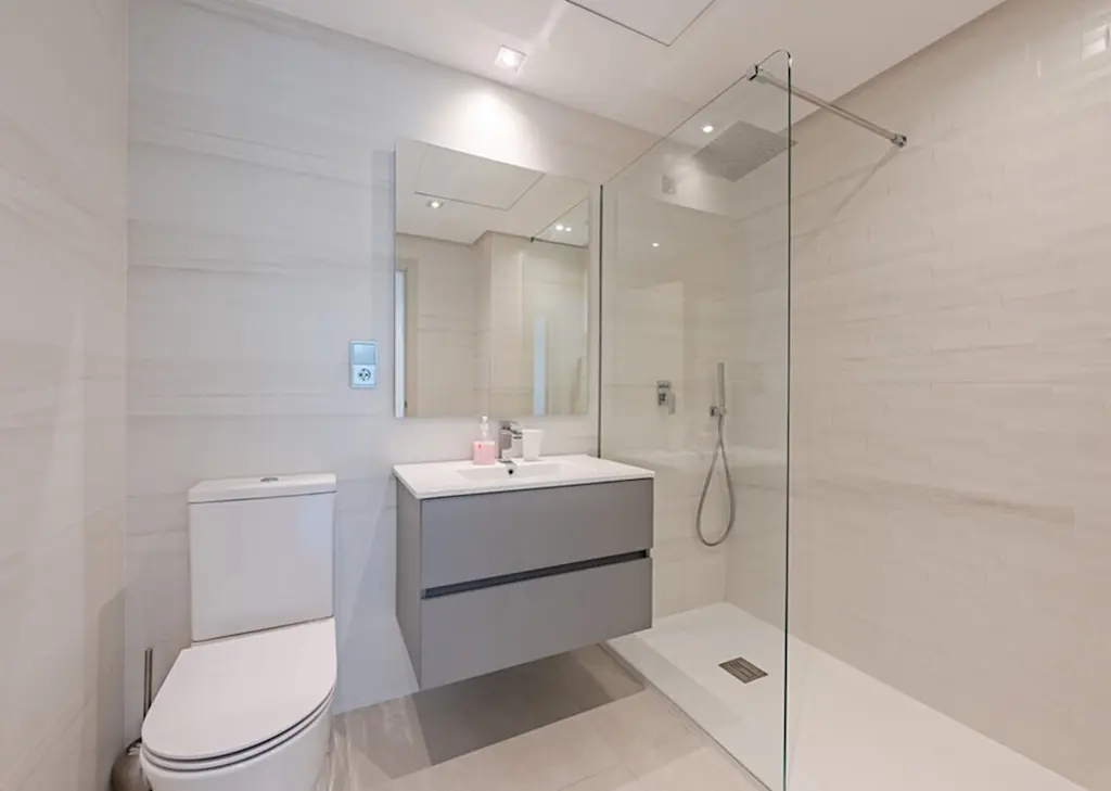 Downstairs toilet shower room