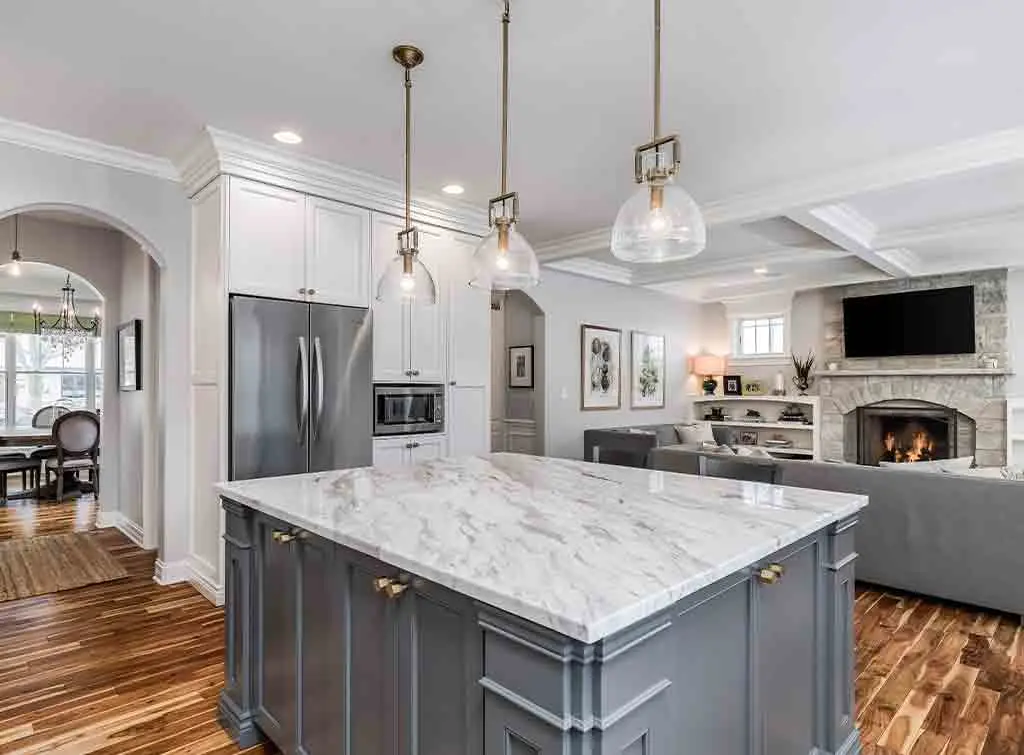 Contemporary kitchen lighting idea