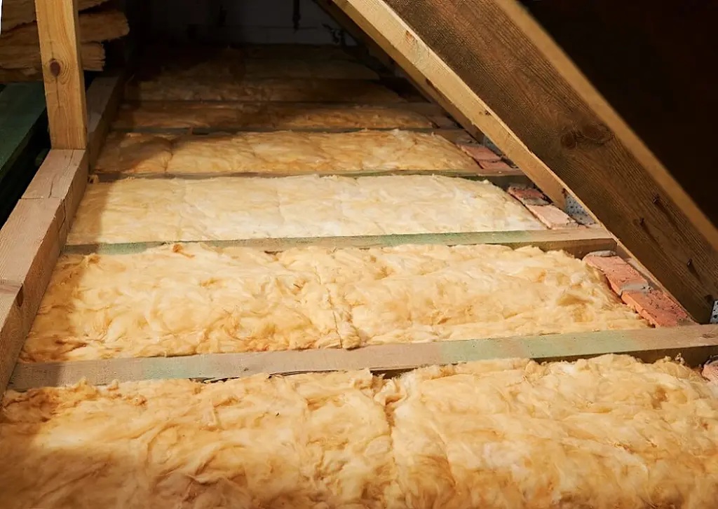 Recently installed loft insulation