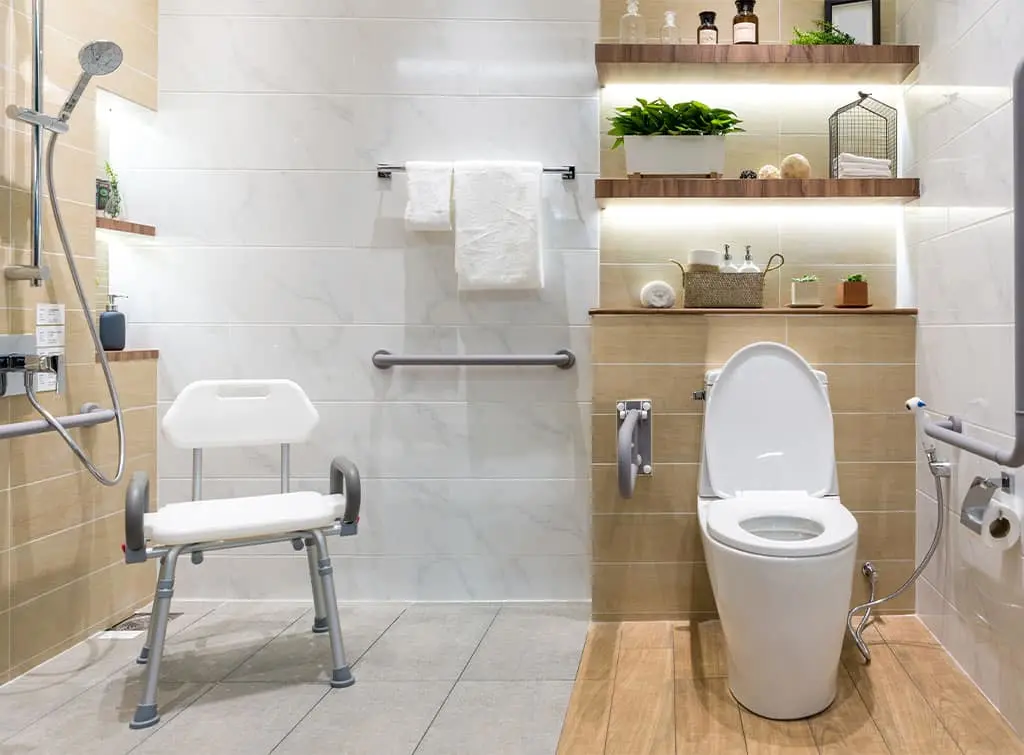 Disabled bathroom at home