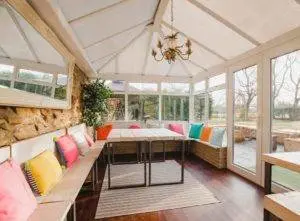 conservatory roof viewed from inside conservatory