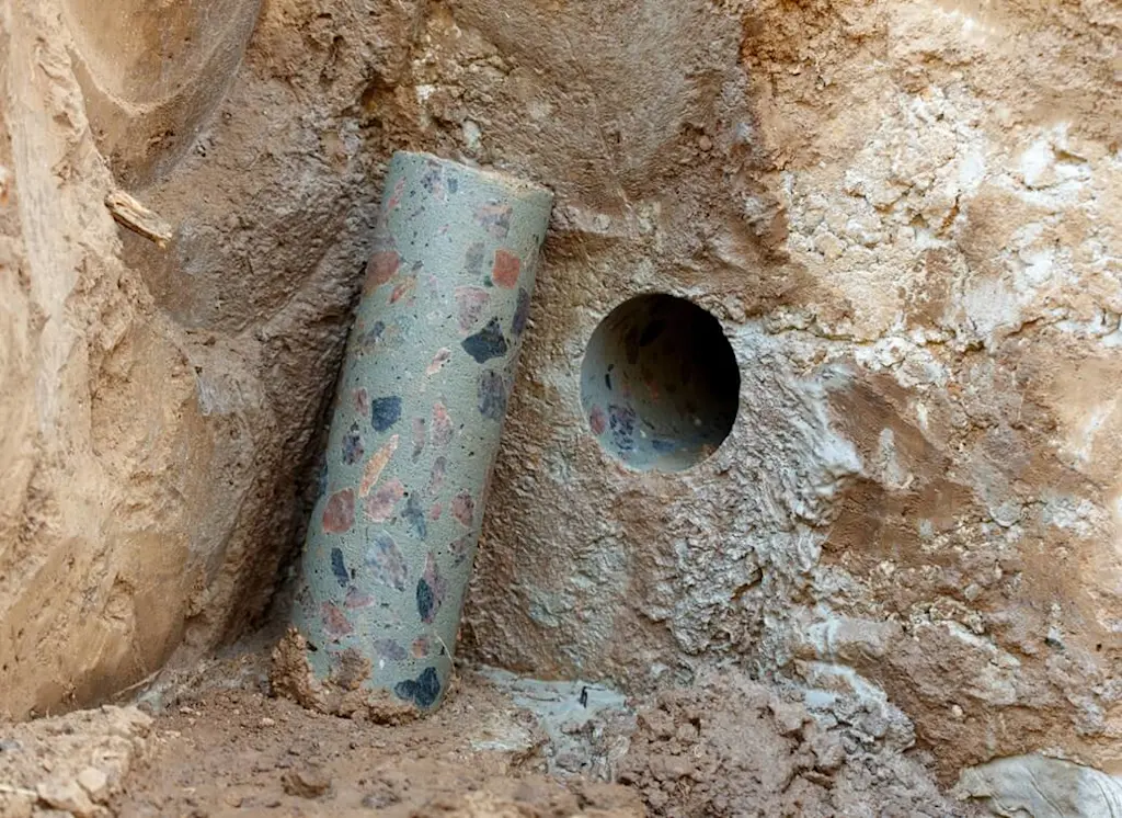 Core drilling for drainage