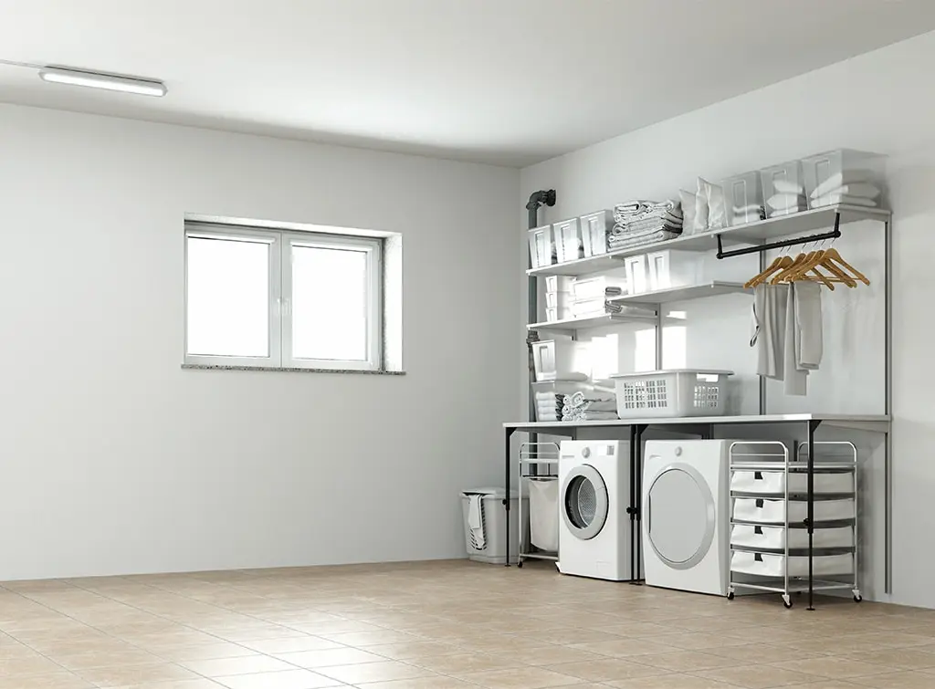 neutral utility room design