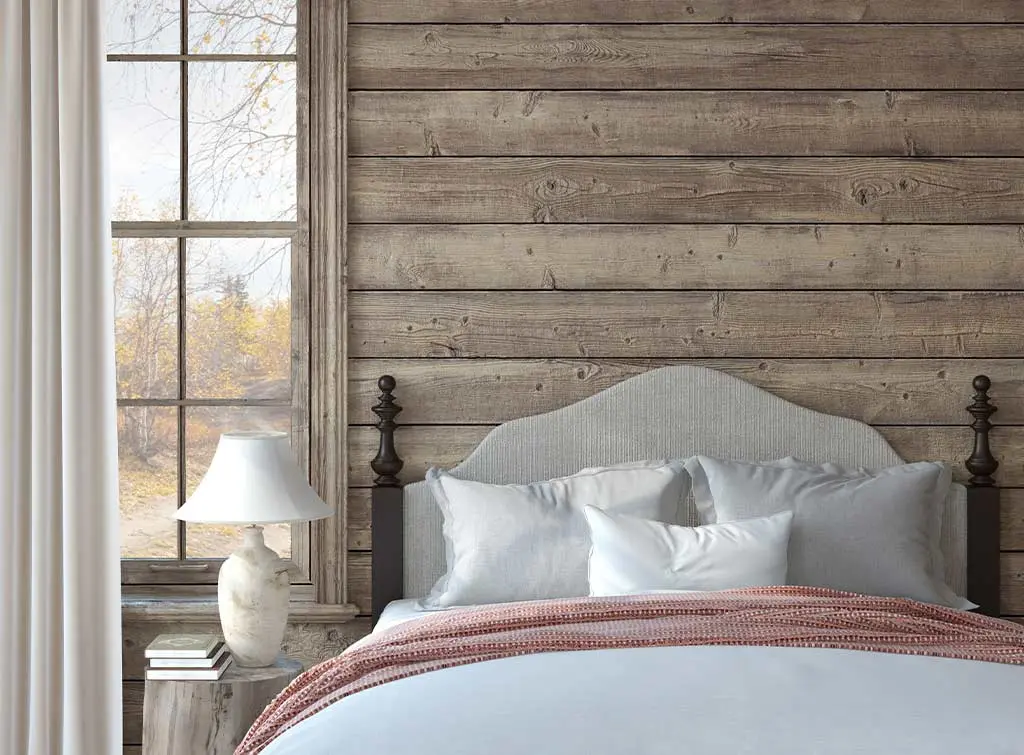 Put up panelling for country bedroom ideas