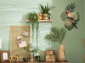 Tropical decor for a spare room design trend