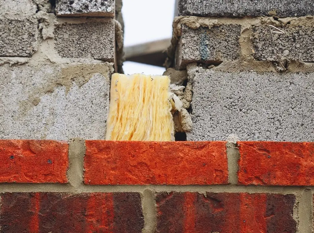 Cavity wall insulation rockwool