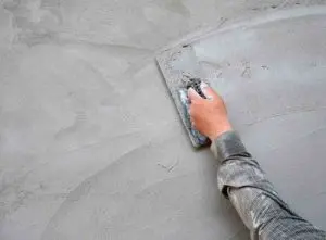 Professional rendering a wall