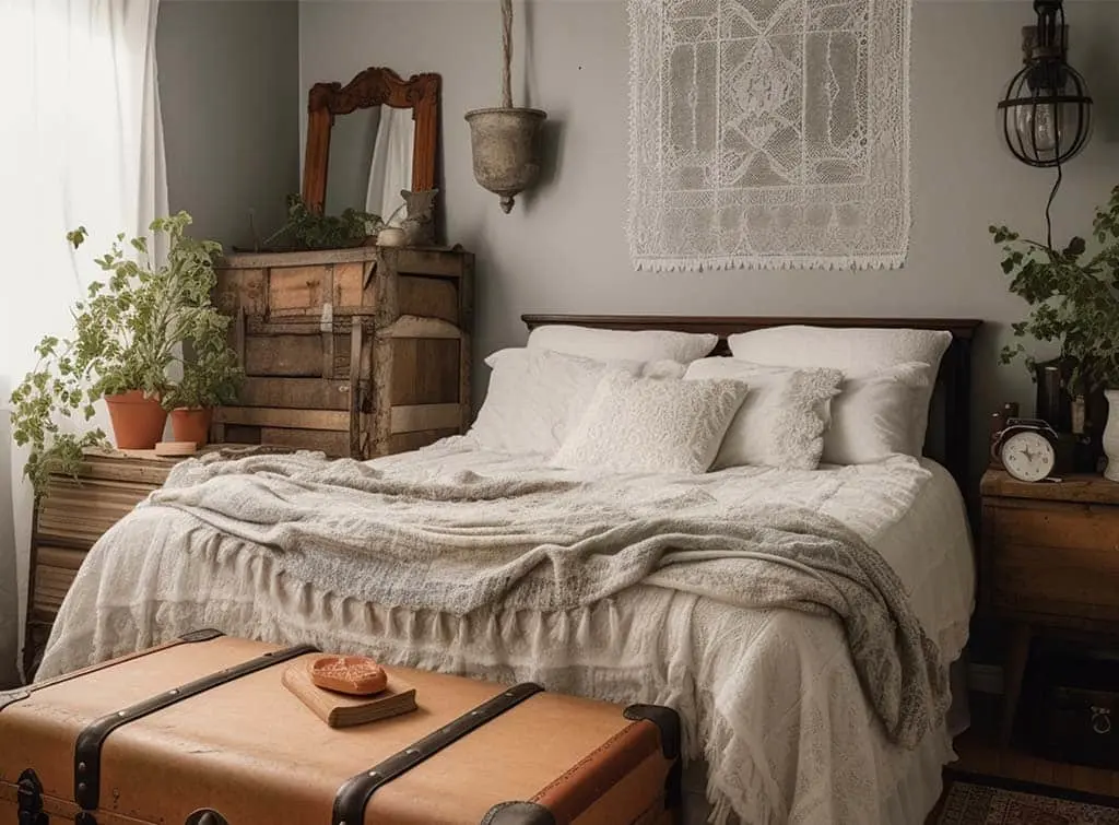 Lace wallhanging