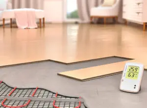 Underfloor heating for conservatory in winter