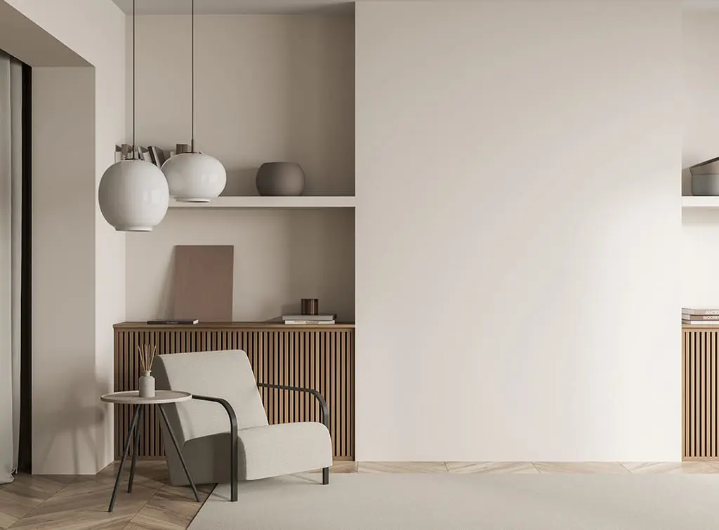 All-neutral living room concept image