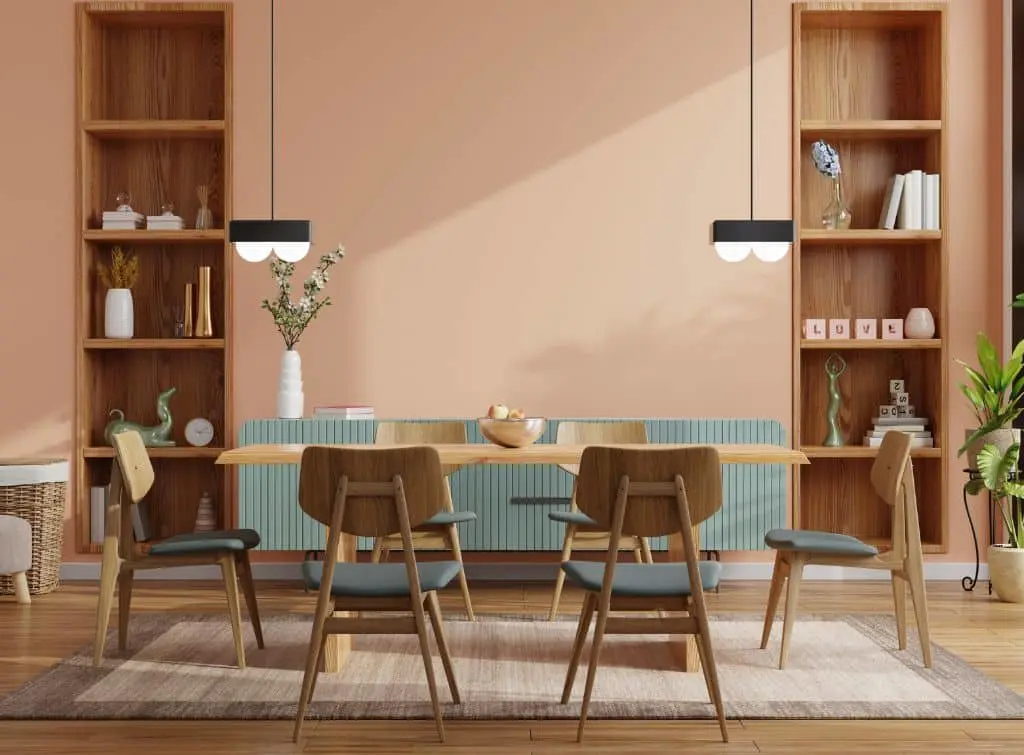 Muted pink kitchen idea for a colourful design