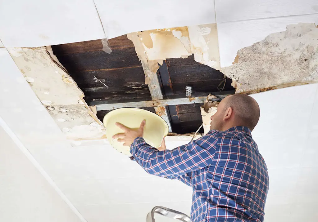 Collapsed ceiling water damage resized