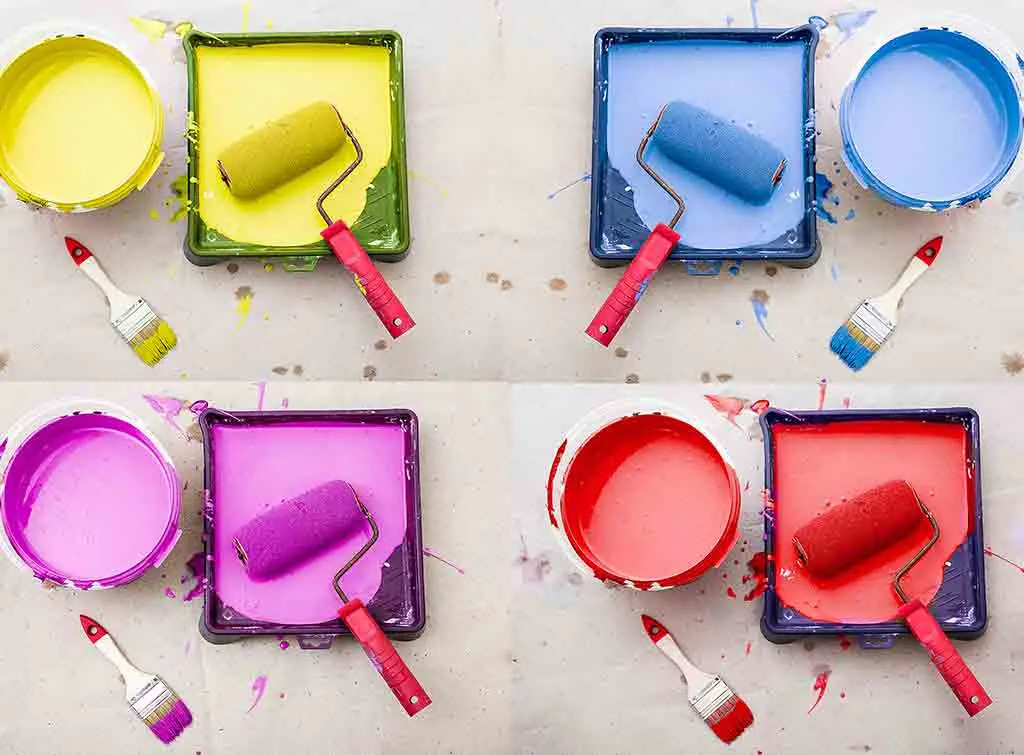 how to paint a wall with a roller_