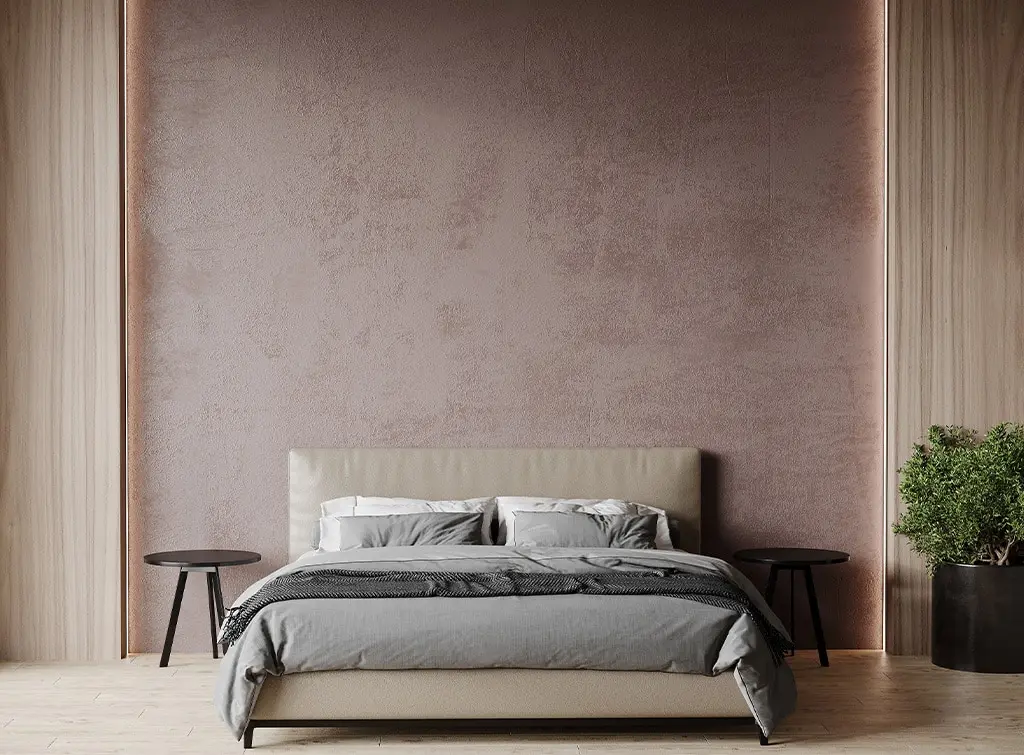 Plaster feature wall