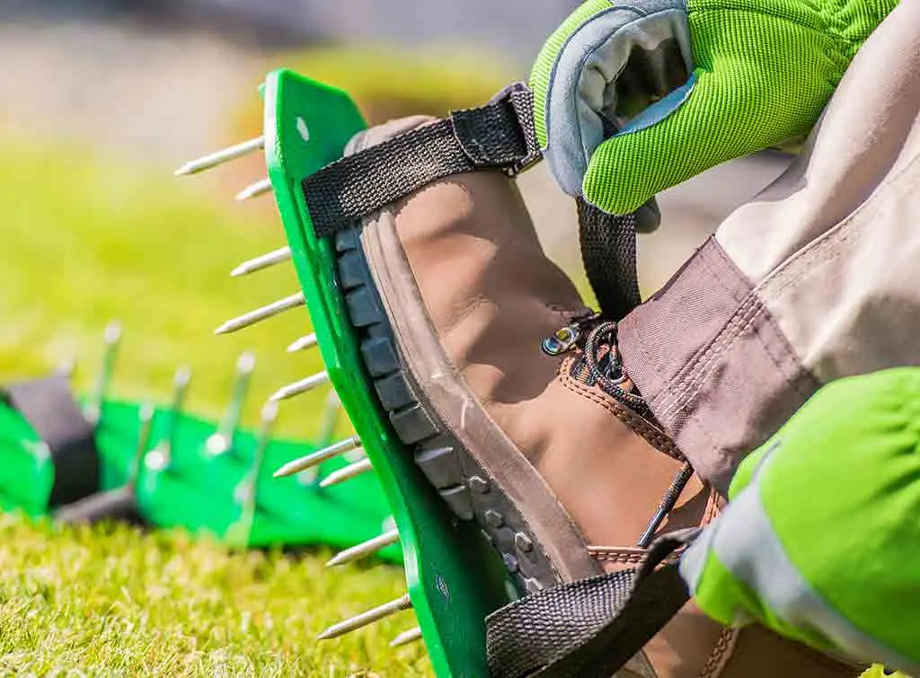 lawn aeration spikes