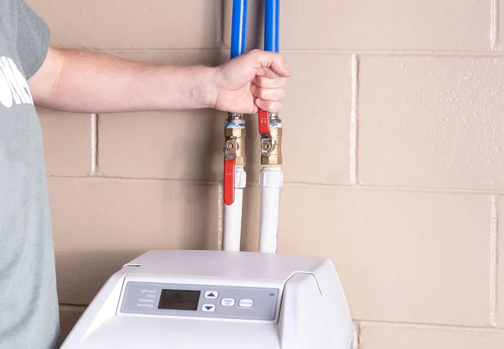 installed water softener