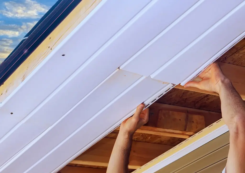 repair to upvc soffit