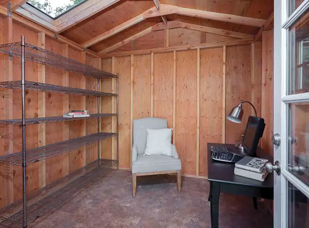 Budget garden office