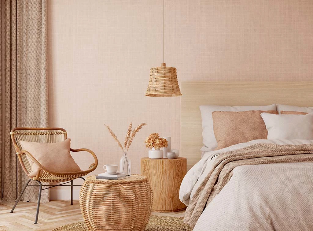 rattan bedroom design