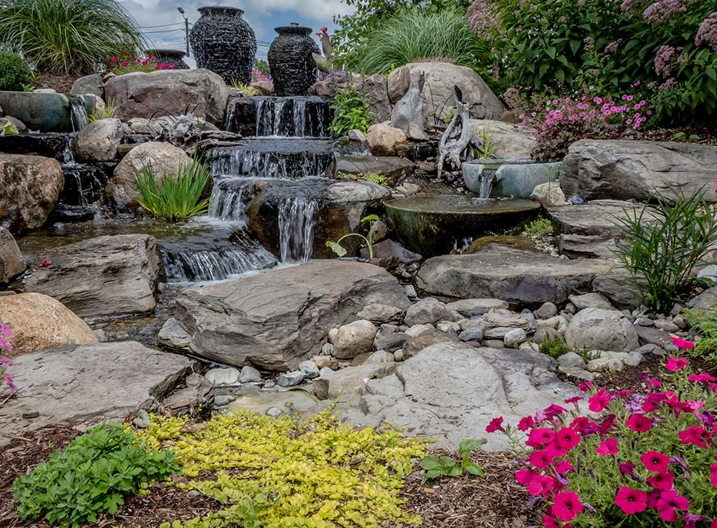 Rockery fountain