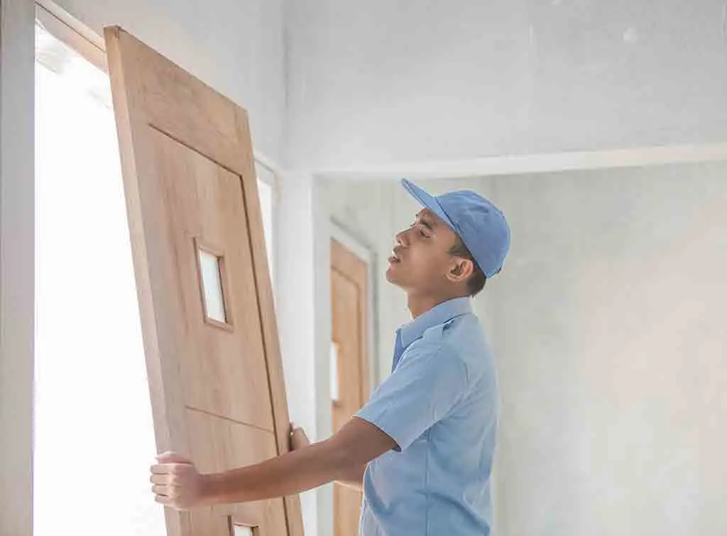 painting a door