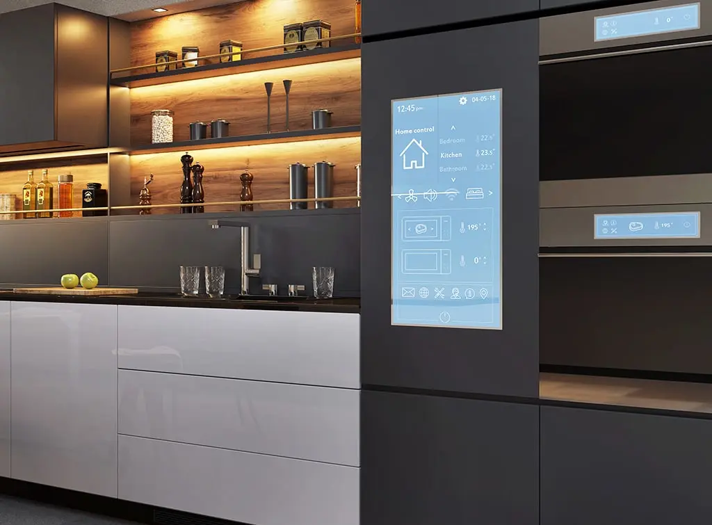 smart appliances in kitchen