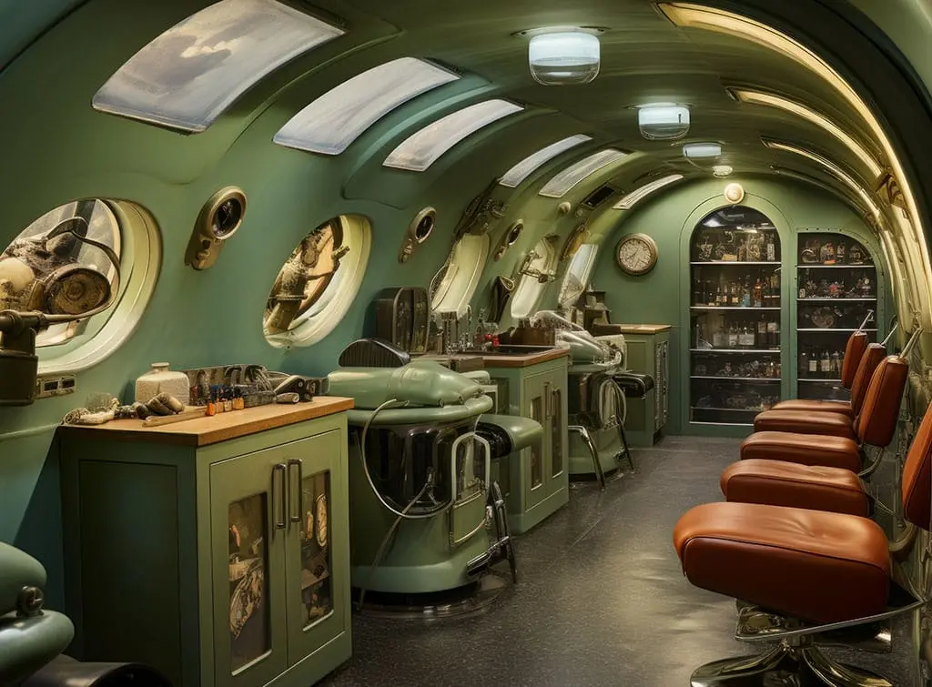 retro mobile hairdressers