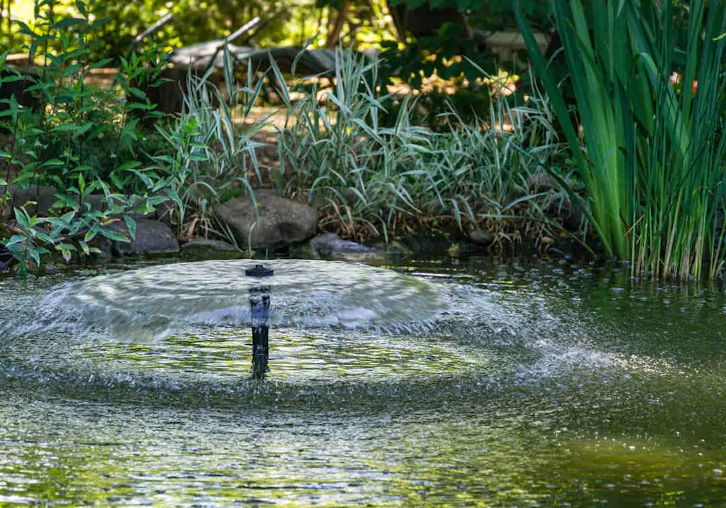 Solar powered pond water pump resized