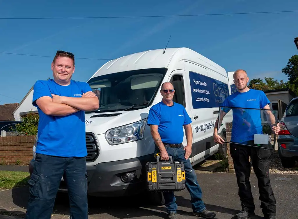A team of Checkatrade approved window fitters