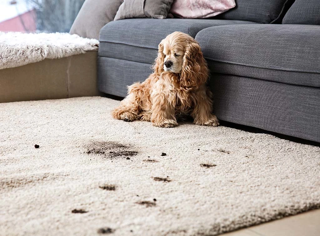Carpet cleaning dog dirt