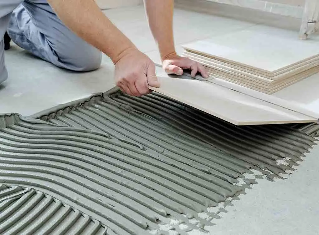 how to tile a bathroom floor