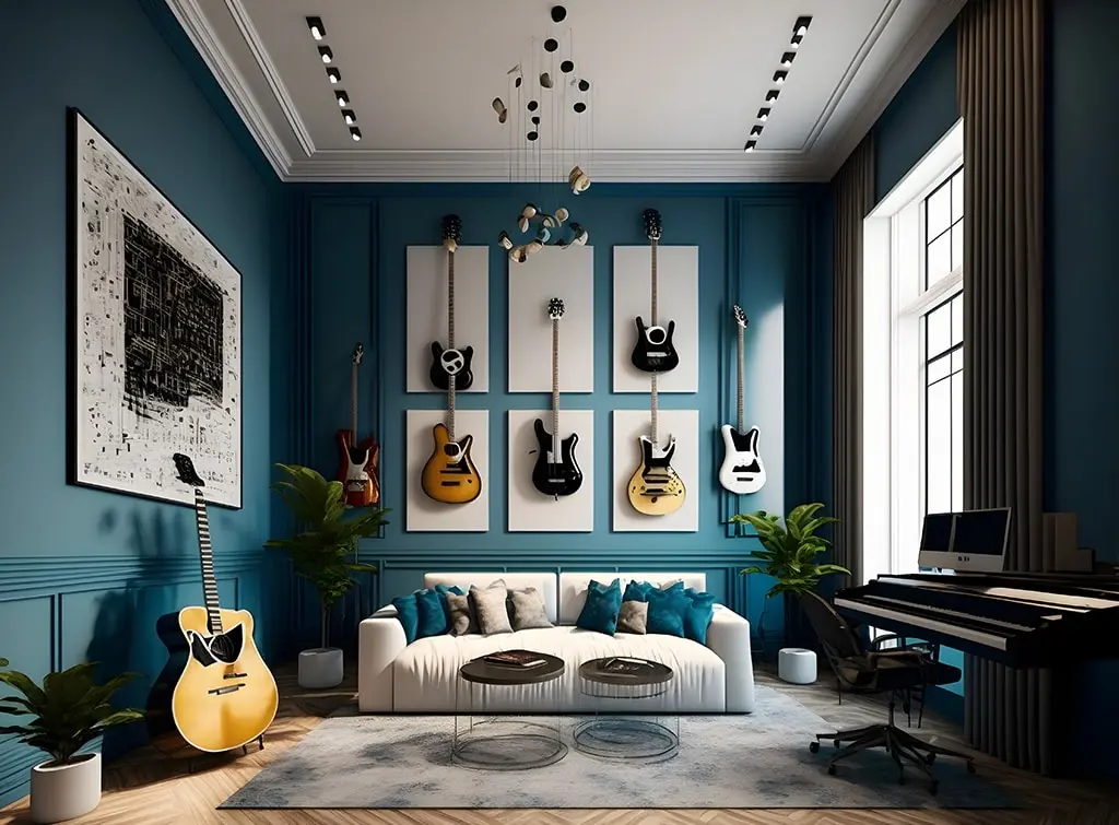 guitar display and store idea