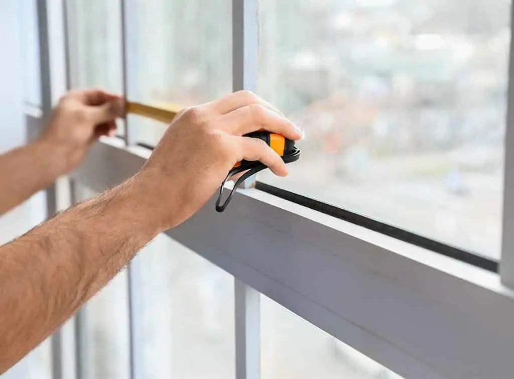 measuring roman blinds