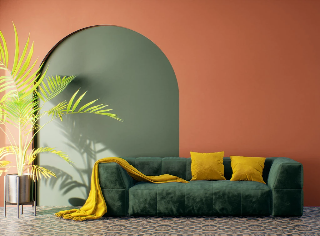 Curved design concept image
