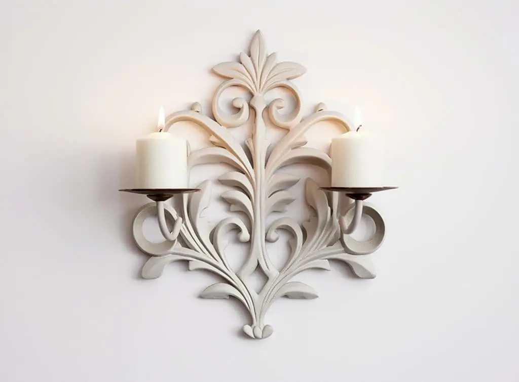 candles on wall