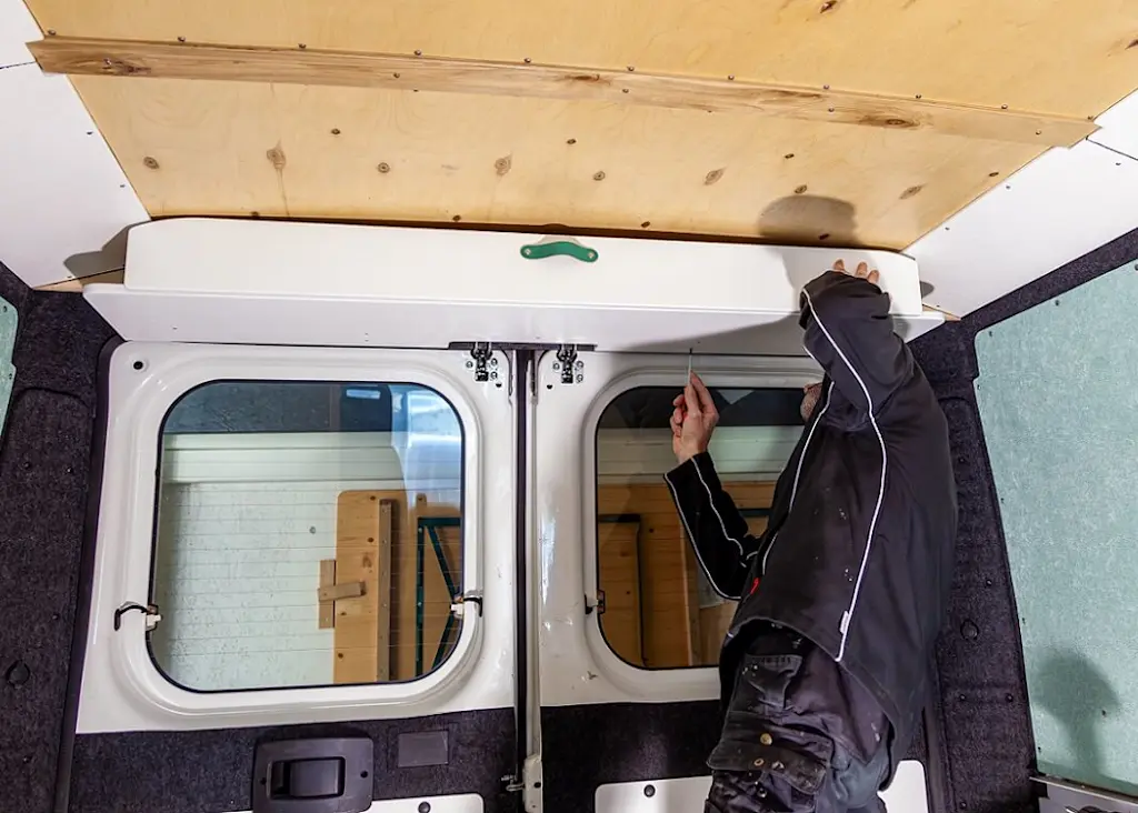 Building framework inside van