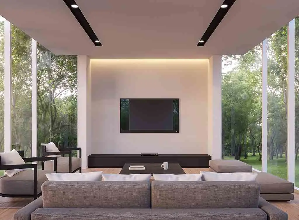 Garden cinema room